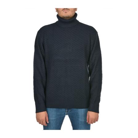 Emporio Armani, Turtlenecks Blauw, Heren, Maat:L