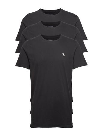 Anf Mens Knits T-shirts Short-sleeved Musta Abercrombie & Fitch