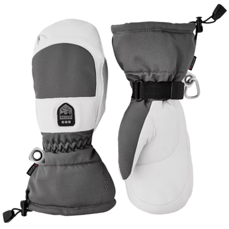 Hestra Heater Gauntlet Mitt Grey/Offwhite