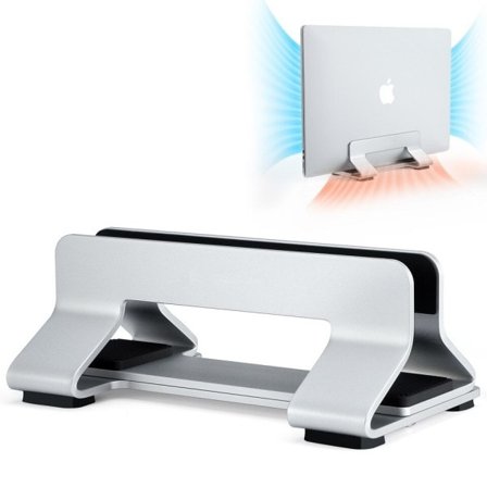 Lodret Laptop Stand Aluminium Justerbar Laptop Holder
