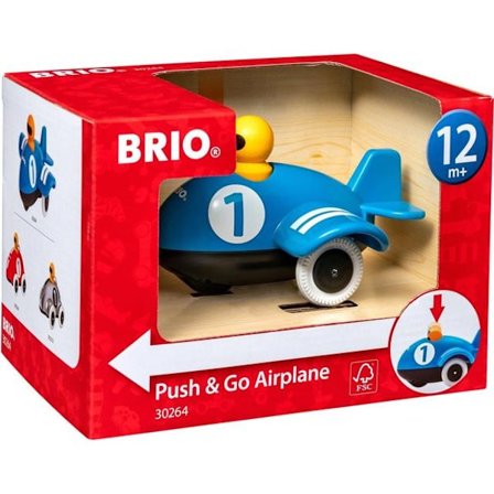 Brio Push & Go Flygplan 30264