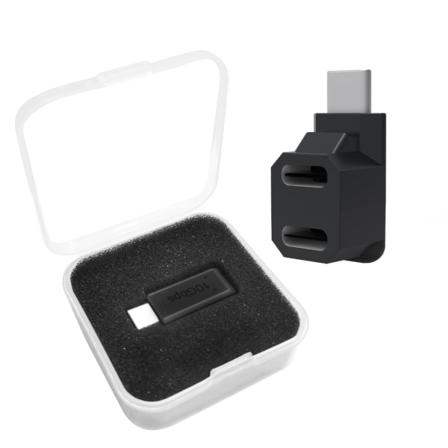 Uros-naaras Type-C USB C -sovitin, 90 asteen jatkoliitin lataussynkronointitiedonmuunnin Steam Deck -konsoliin