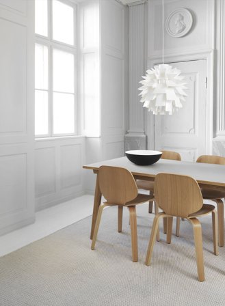 Norm 69 large taklampe Ø51 - hvit