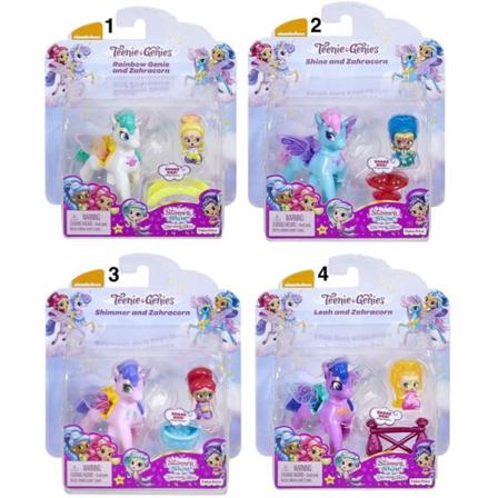 Leksaker Figurer Häst Med Figur Shimmer & Shine Playset Välj 3.ljusrosa