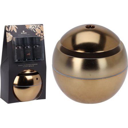 Aromadiffuser Aroma Guld Luftfuktare Doftoljor