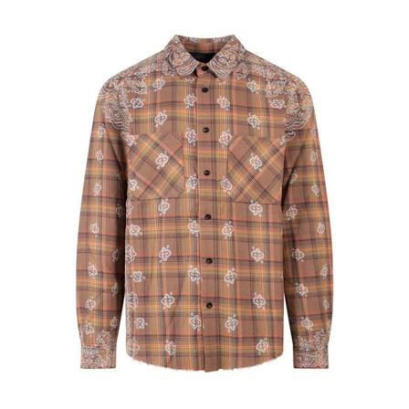 Amiri, Shirt Bruin, Heren, Maat:L