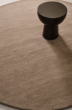 Jotex - Pyöreä Villamatto 200 Cm Beige Villaa Beige ASIA Osta Villamatot Jotex