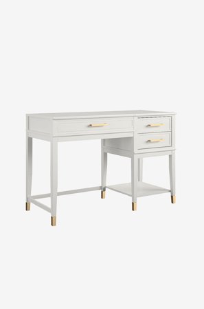 CosmoLiving by Cosmopolitan - Hæve-/sænkebord Westerleigh - Hvid - Skriveborde - Fra Homeroom