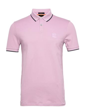Passertip Polos Short-sleeved Rosa BOSS