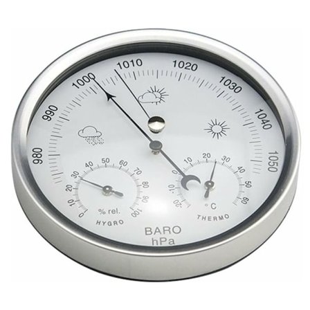 Analog barometer vejrstation med termometer hygrometer lufttryksmålinger Enkelhed og nem at læse--