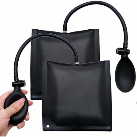 Hevepute, 2-pak oppblåsbar luftpumpepute TPU-verktøy bilaccessoar Sup
