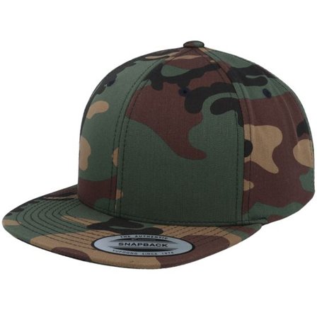 Yupoong - Camo snapback Keps - Kids Camo Snapback @ Hatstore