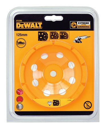 Dewalt DT3795-QZ Slipkopp 125 mm, enkel, Maskintillbehör & förbrukning