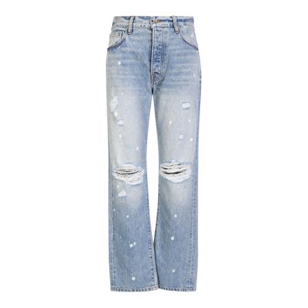 Amiri - Boyfriend Jeans - Blå - Dam - Storlek: W27, Dam, Storlek: W27