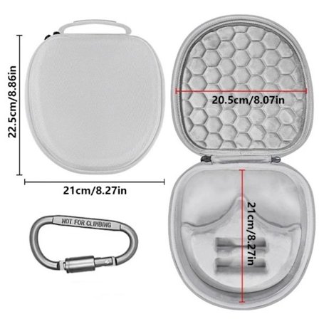 Laukku SONY MDR-XB550AP/XB450/XB650 -kuulokkeille, kestävä ja paineenkestävä