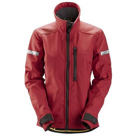 Snickers Workwear 1207 Softshelltakki Punainen/musta Punainen/Musta, Vaatteet