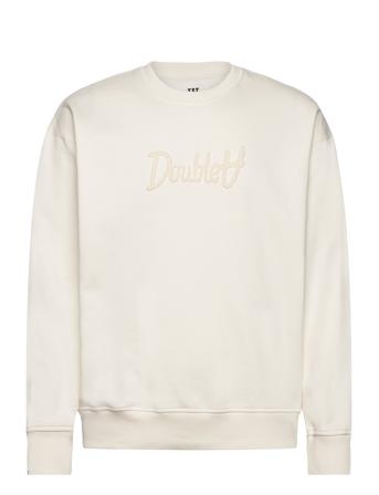 Noel Aa Script Embroidery Sweatshir White Double A By Wood Wood