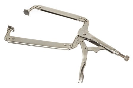 PELA 494233 Sveisegripetang Parallell C-kjeft, 450 mm, Håndverktøy