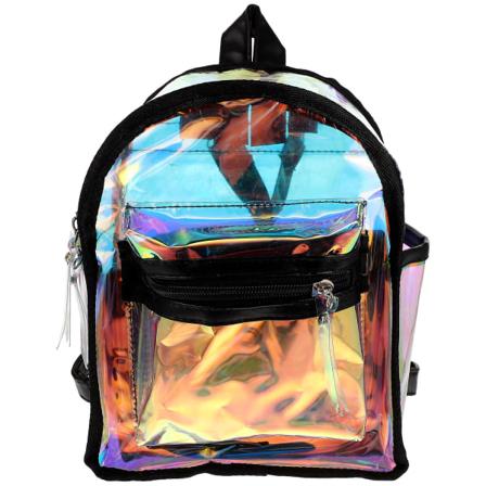 Musta kaksi osainen setti Mini läpinäkyvä reppu Mini läpinäkyvä reppu Poikien koulukassit Läpinäkyvä reppuBlack18 Black 18*11*22cm