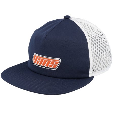 Vans - Blå trucker Caps - Retro Unstructured Dress Blues/White Trucker @ Hatstore