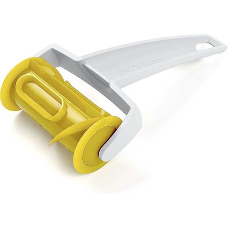 Kjevle for å lage brødpinner, aperitiffpinner og hjemmelagde forretter (mørk gul)