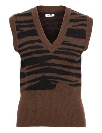 Clamart Waistcoat Brown Nué Notes