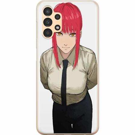 Samsung Galaxy A13 Genomskinligt Skal Makima Chainsaw Man