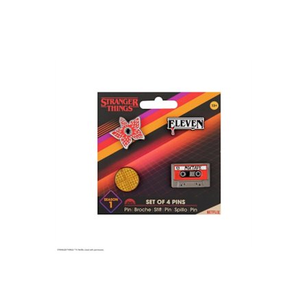 Pin set of 4 - Stranger Things Season 1