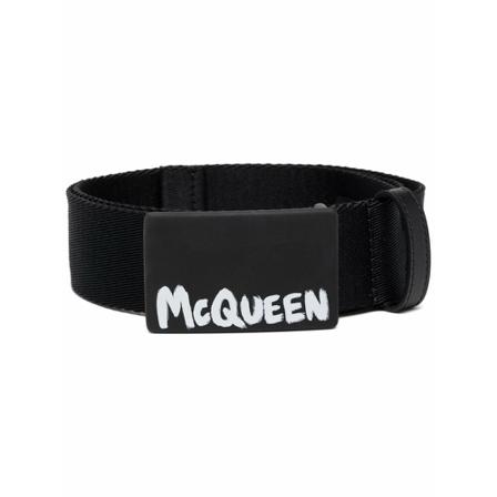 Alexander Mcqueen - Bälten - Svart - Herr - Storlek: 95 Cm, Herr, Storlek: 95 CM