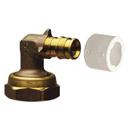 Uponor 1870186 Vinkel 20 x 15, med løpemutter, Installasjon