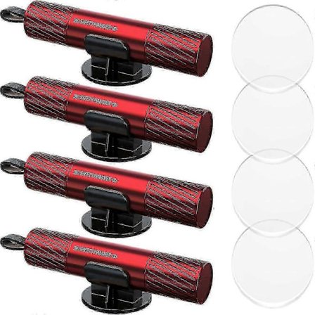 4-pakning Nødhammer og beltekutter for bil - Sikkerhetshammer Edition 0820