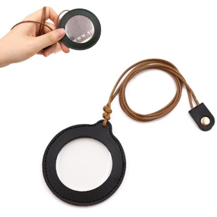 ING Læseforstørrelsesglas - 3x Forstørrelse - Læseforstørrelsesglas til Seniorer - Læseforstørrelsesglas til Voksne og Seniorer - Monokulært 