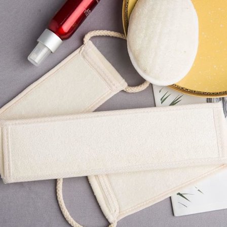 /#/Loofah ryggskrubb for dusj, naturlig luffa loofah pute bad B/#/