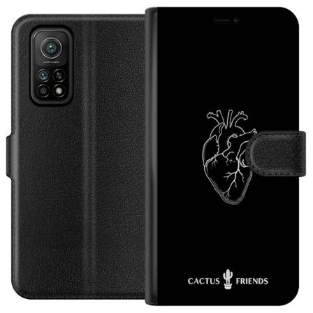 Kompatibel Tegnebogsetui til Xiaomi Xiaomi Mi 10T 5G Kaktus og Venner - Midnat Anatomi Hjerte