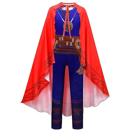 Doctor Strange Kids Cosplay Costume Jumpsuit + Cloak Party Fancy Dress Up Outfit