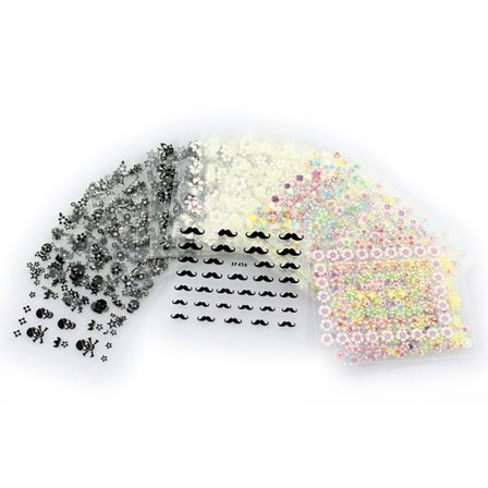 10 arkkia itseliimautuvia sekakynsikoristeita