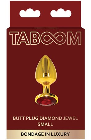 Kjøp Butt Plug With Diamond Jewel Small - Analplugg i metall | God pris