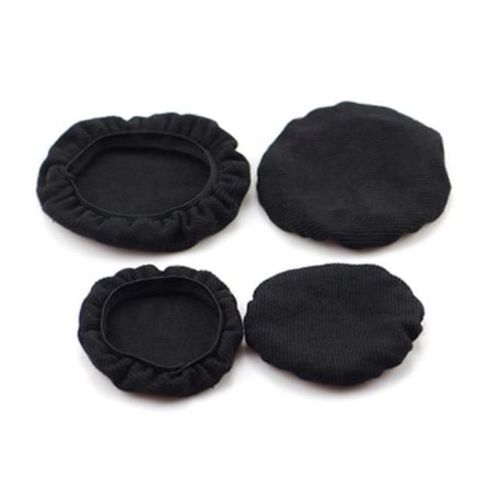 Korvatyynyjen suojukset kuulokkeille, 6 kpl setti, joustavat korvapehmusteet, pehmeä vaahto, yleiskoko over-ear-kuulokkeille (FMY)