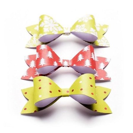 Skärformar - TOGA - Paket med 14 Knyten - Röd och Grön - 7,7 x 2,7 cm - Blandat