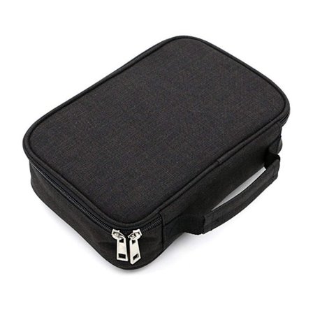 Lynlås Penalhus med Håndtag Let at Bære Blyantpose til Farveblyanter [DB]