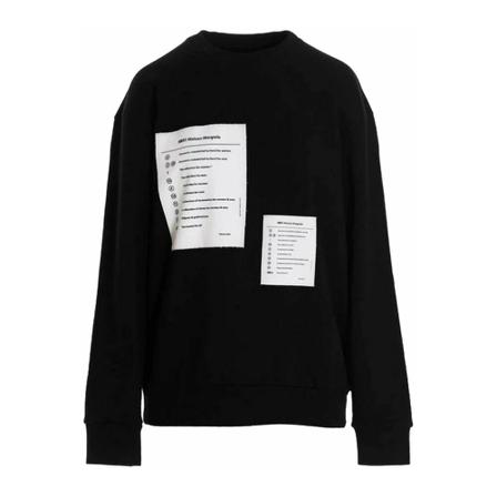MM6 Maison Margiela, Sweatshirts Zwart, Dames, Maat:L