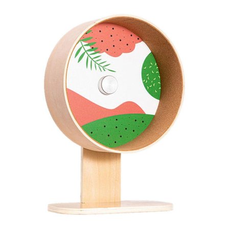 Hamsterin juoksupyörä Silent Runner Wheel, kaksoislaakerit, säädettävällä jalustalla