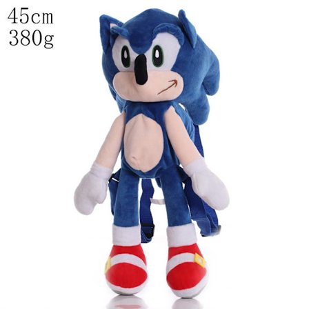 Sonic Pindsvin Plysdukke Børnegave 30 cm