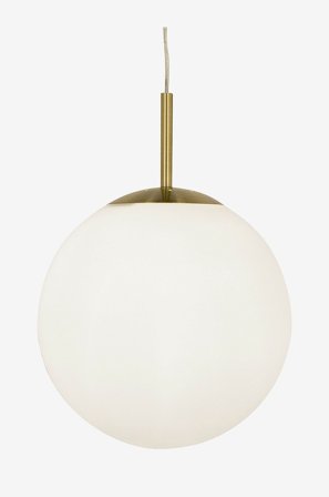 Aneta Lighting - Loftlampe Opal, Ø30 - Hvid - Loftpendler - Fra Homeroom