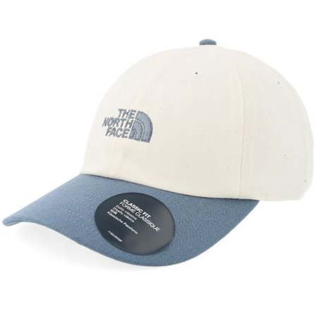 The North Face - Vit unconstructed Keps - Roomy Norm Hat Granite Grey/White Dad Cap @ Hatstore