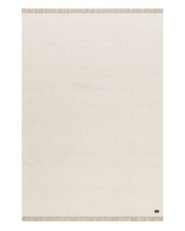 Ullmatta enfärgad Eden Creme - 140x200 cm - KM Carpets