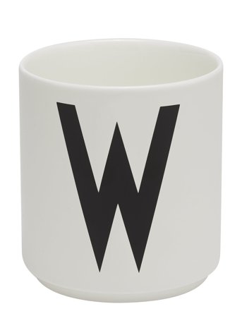 Design Letters | Porcelain Cup A-Z, Æ, Ø | 25 CL