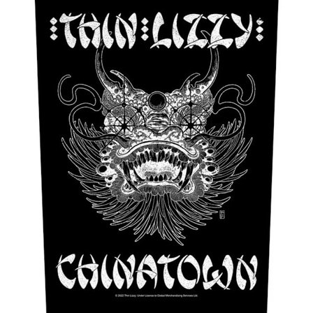 Thin Lizzy Chinatown Patch One Size Svart/Vit