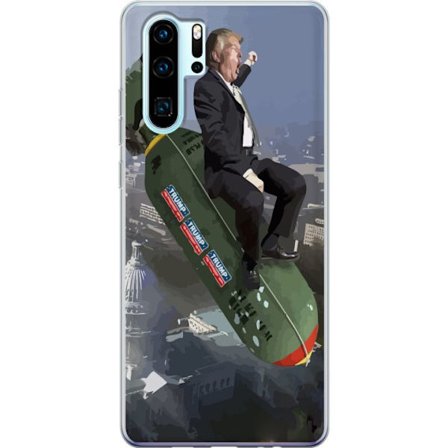 Kompatibelt Mobilskal till Huawei P30 Pro Trump på bomb
