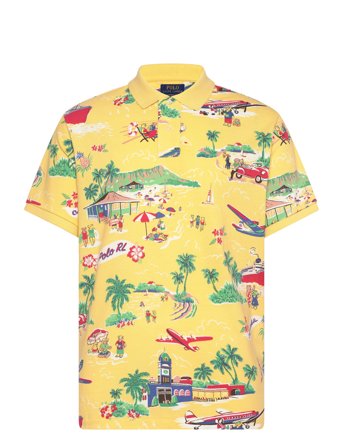 Polo Ralph Lauren | Custom Slim Polo Bear Mesh Polo Shirt | XXL